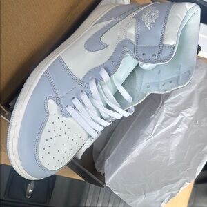 Nike Air Jordan Sneakers in Blue and White